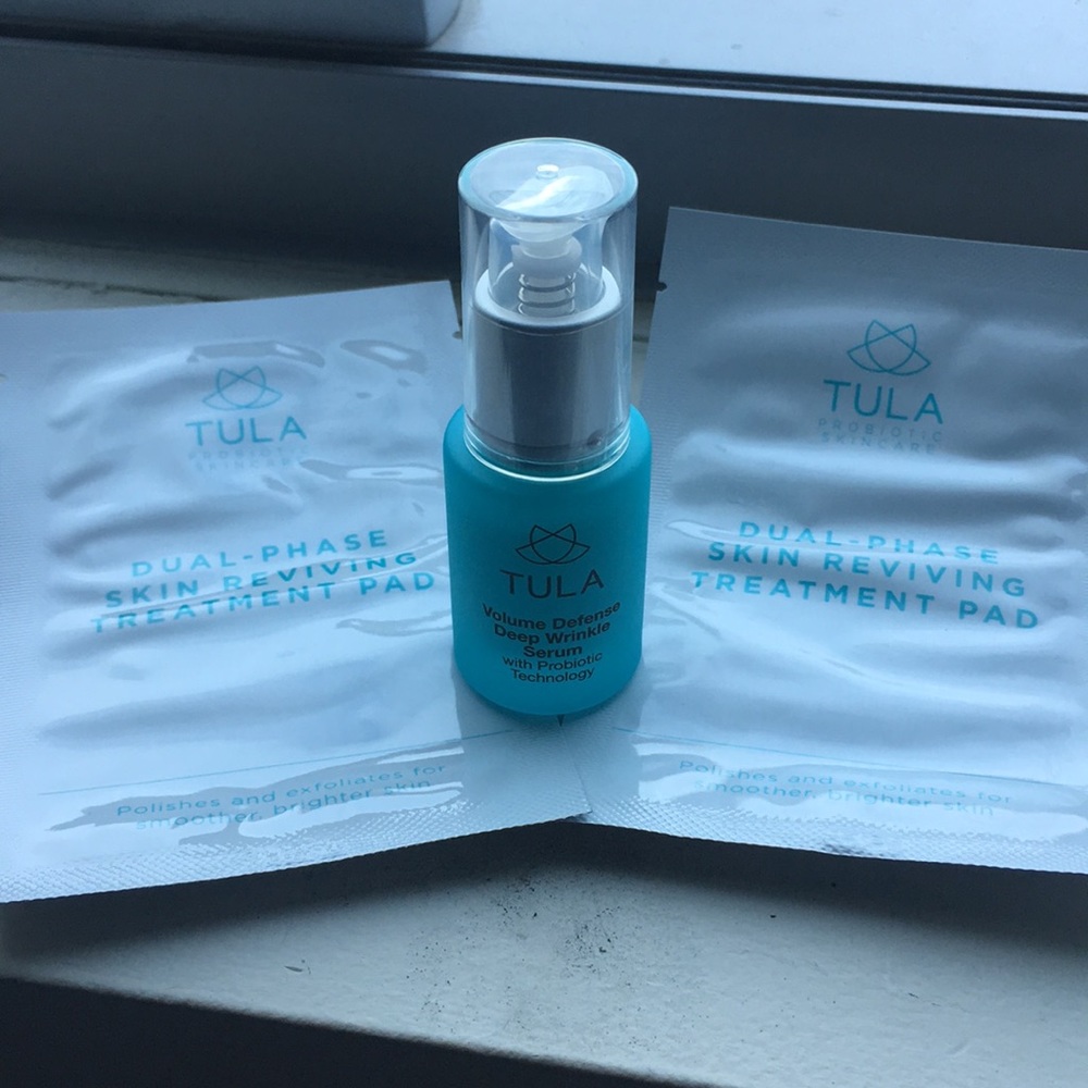 Tula Deep Wrinkle Serum and Treatment pads